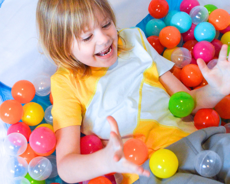autistic girl modeling sensory friendly clothing